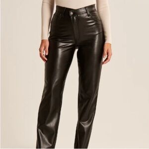 Abercrombie & Fitch Vegan Leather Pants